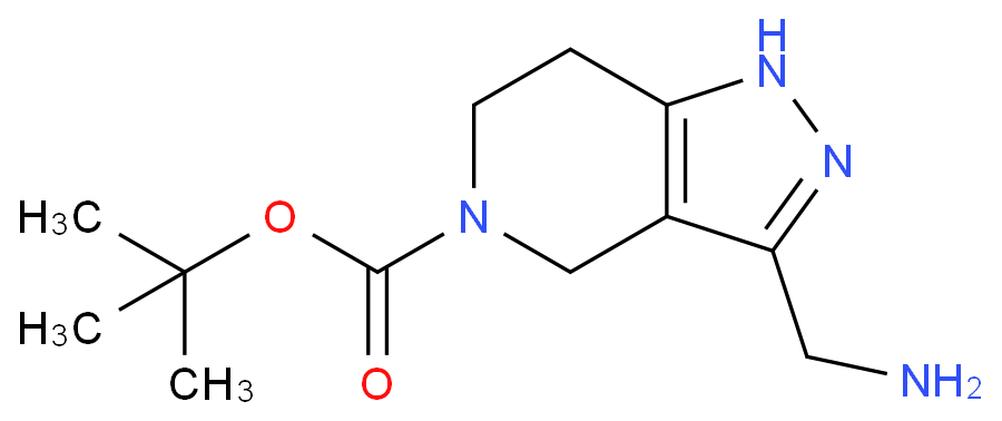 tert-Butyl 3-(aminomethyl)-6,7-dihydro-1H-pyrazolo[4,3-c]pyridine-5(4H)-carboxylate