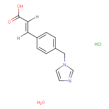 (E)-3-(4((1H-咪唑-1-基)甲基)苯基)丙烯酸盐酸盐