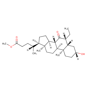 (3α,5β,6α)-6-乙基-3-羥基-7-氧-膽烷酸-24-甲酯