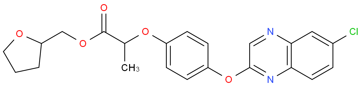 Quizalofop-p-tefuryl structure