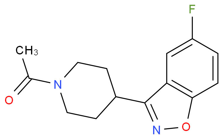 3-(1-Acetyl-4-piperidinyl)-5-fluoro-1,2-benzisoxazole