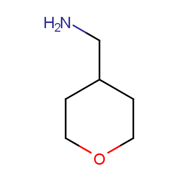 4-氨甲基四氢吡喃化学结构式