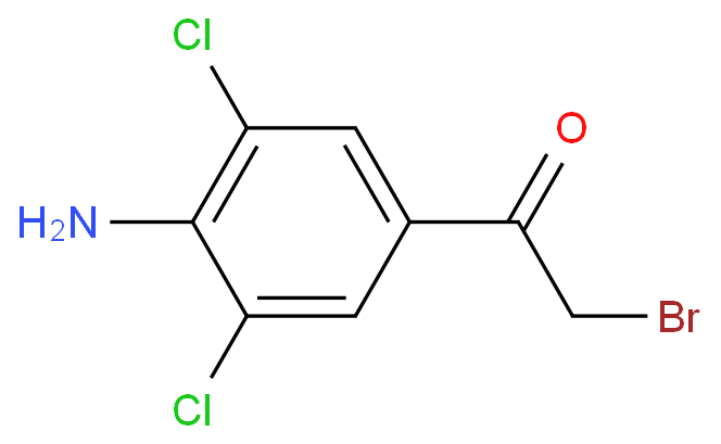 4-Amino-3,5-dichloro-alpha-bromoacetophenone cas 37148-47-3  