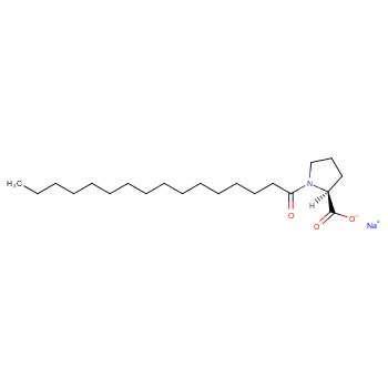 Sodium 1-palmitoyl-L-prolinate