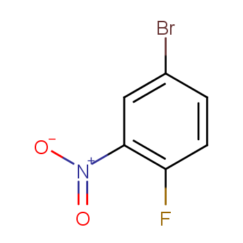 4-溴-1-氟-2-硝基苯化学结构式