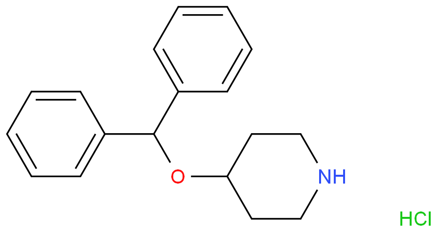 4-(diphenylmethoxy)piperidinium chloride