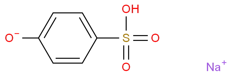 4-羟基苯磺酸钠化学结构式