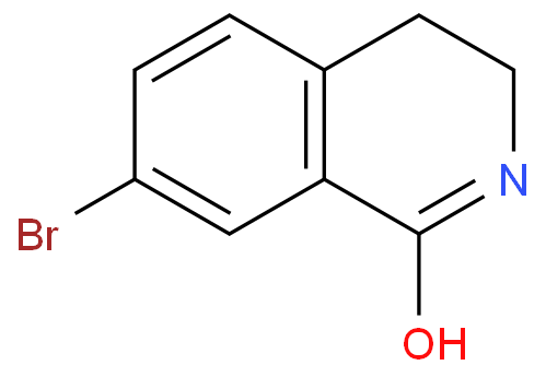 7-溴-3,4-二氢-2H-异喹啉-1-酮化学结构式