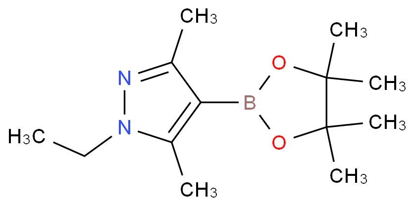 1-乙基-3,5-二甲基-4-(4,4,5,5-四甲基-1,3,2-二噁硼烷-2-基)-1H-吡唑；科研试剂现货优势供应