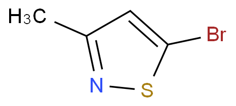 5-溴-3-甲基异噻唑化学结构式
