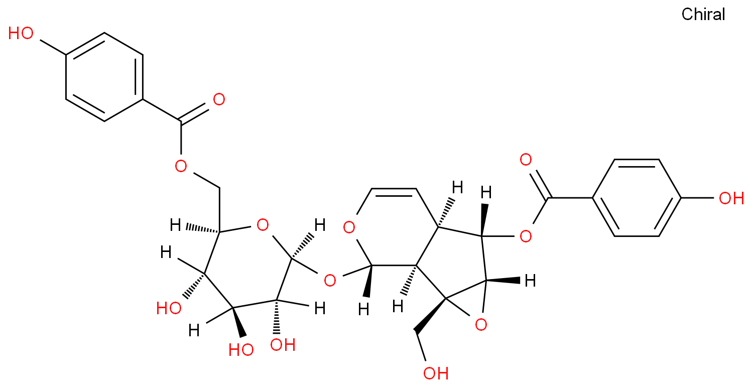 6'-O-对羟基苯甲酰基梓甙价格, 6'-O-p-Hydroxybenzoylcatalposide对照品, CAS号:355143-38-3