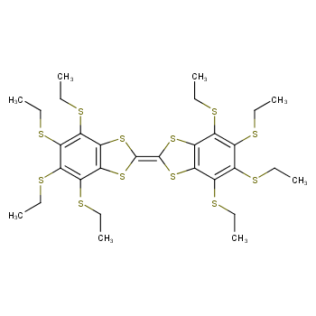 OCTAETHYLTHIO-DIBENZO-TETRATHIAFULVALENE