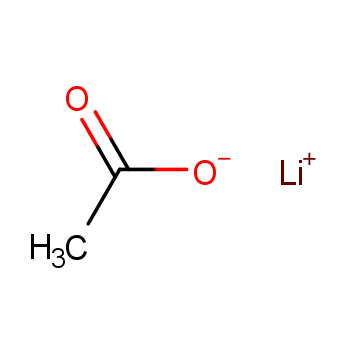 乙酸锂化学结构式