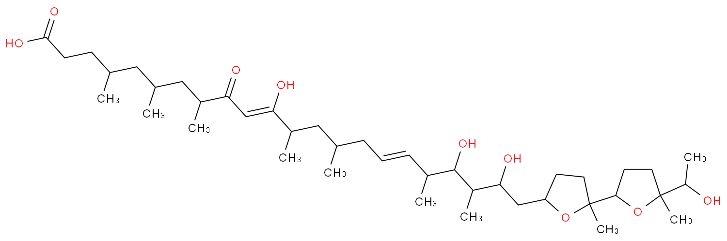 离子霉素化学结构式