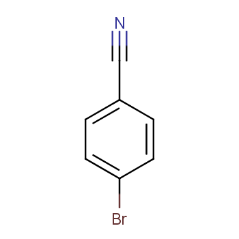 4-溴苯腈化学结构式