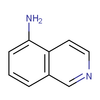 5-氨基异喹啉化学结构式