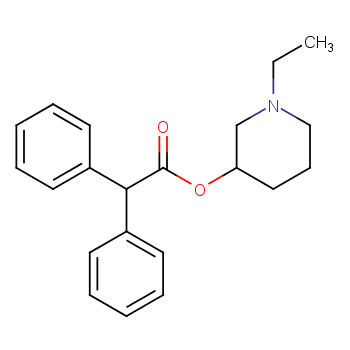 (1-ethylpiperidin-3-yl) 2,2-diphenylacetate