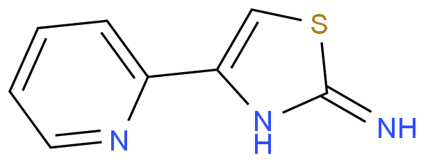 4-(吡啶-2-基)噻唑-2-胺化学结构式