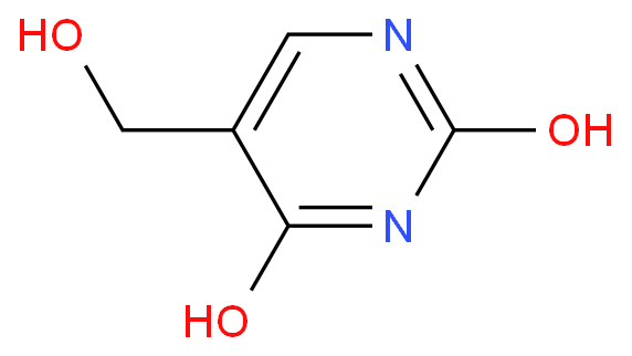 5-羟甲基尿嘧啶化学结构式