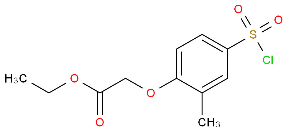 ETHYL [2-METHYL-3-(CHLOROSULFONYL)PHENOXY]ACETATE