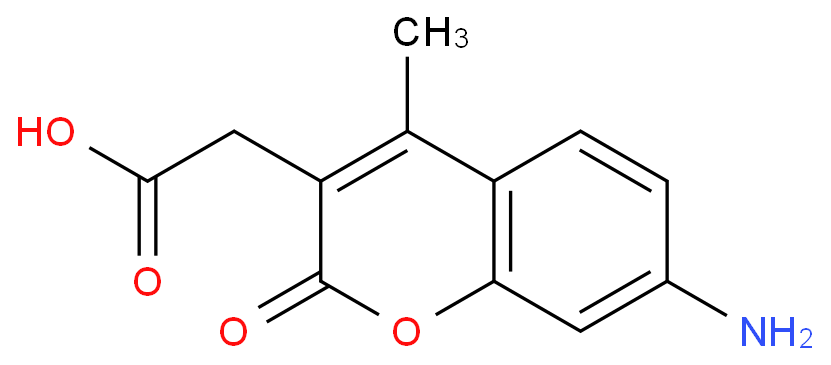 2-(7-amino-4-methyl-2-oxochromen-3-yl)acetic acid