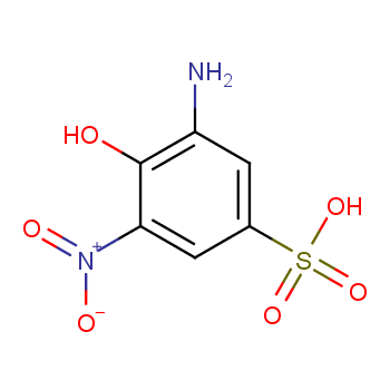 3-Amino-4-hydroxy-5-nitrobenzenesulfonic Acid