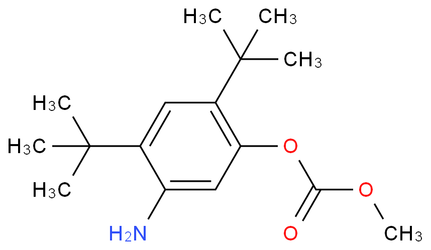 5-amino-2,4-di-tert-butylphenyl methyl carbonate  