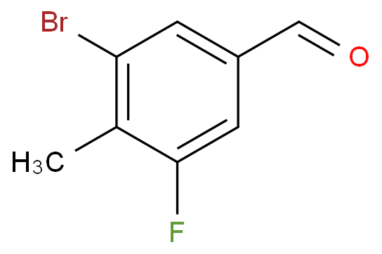 3-溴-5-氟-4-甲基苯甲醛 CAS号:1370411-47-4 科研产品 量大从优 高校及研究所 先发后付