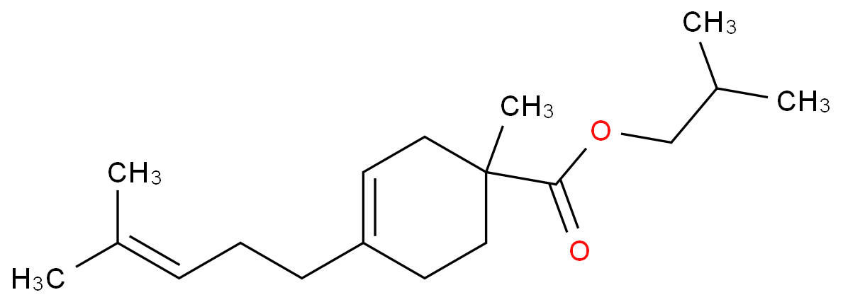 3-Cyclohexene-1-carboxylicacid, 1-methyl-4-(4-methyl-3-penten-1-yl)-, 2-methylpropyl ester