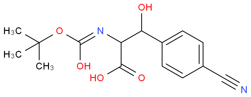 BOC-D-THREO-3-(4-CYANOPHENYL)SERINE