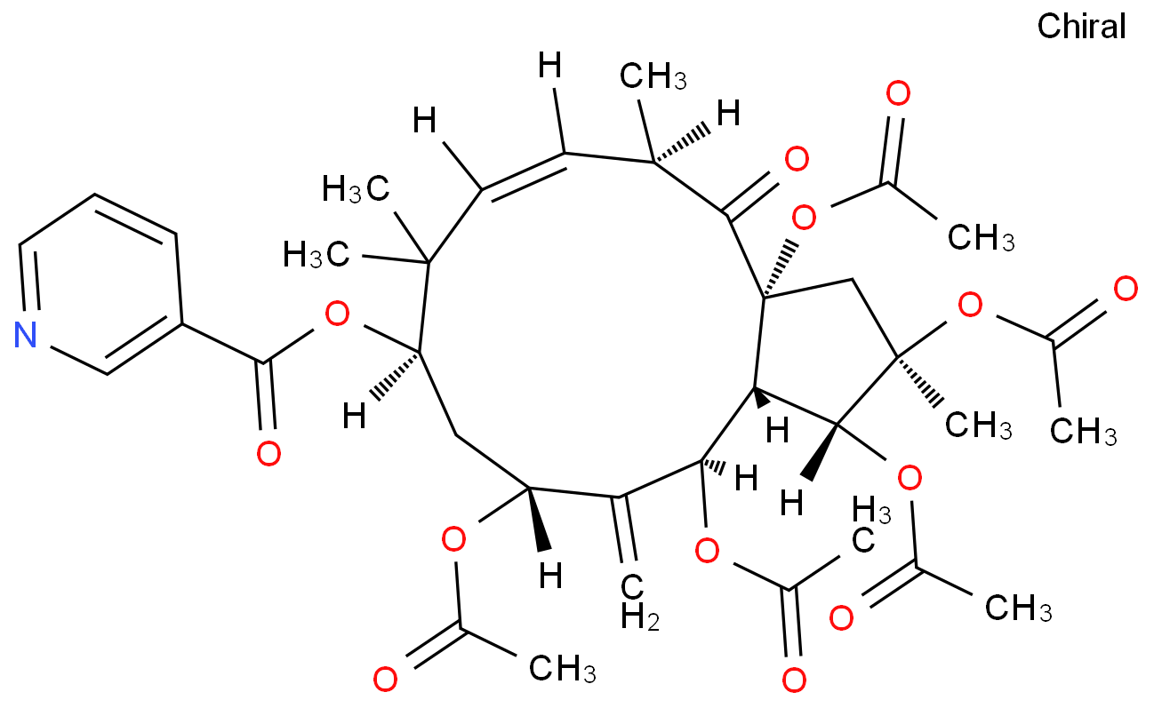 Jatrophane 1 structure