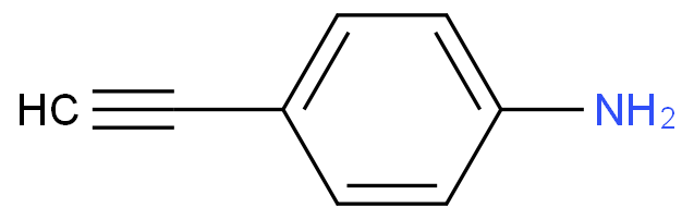 4-乙炔基苯胺化学结构式