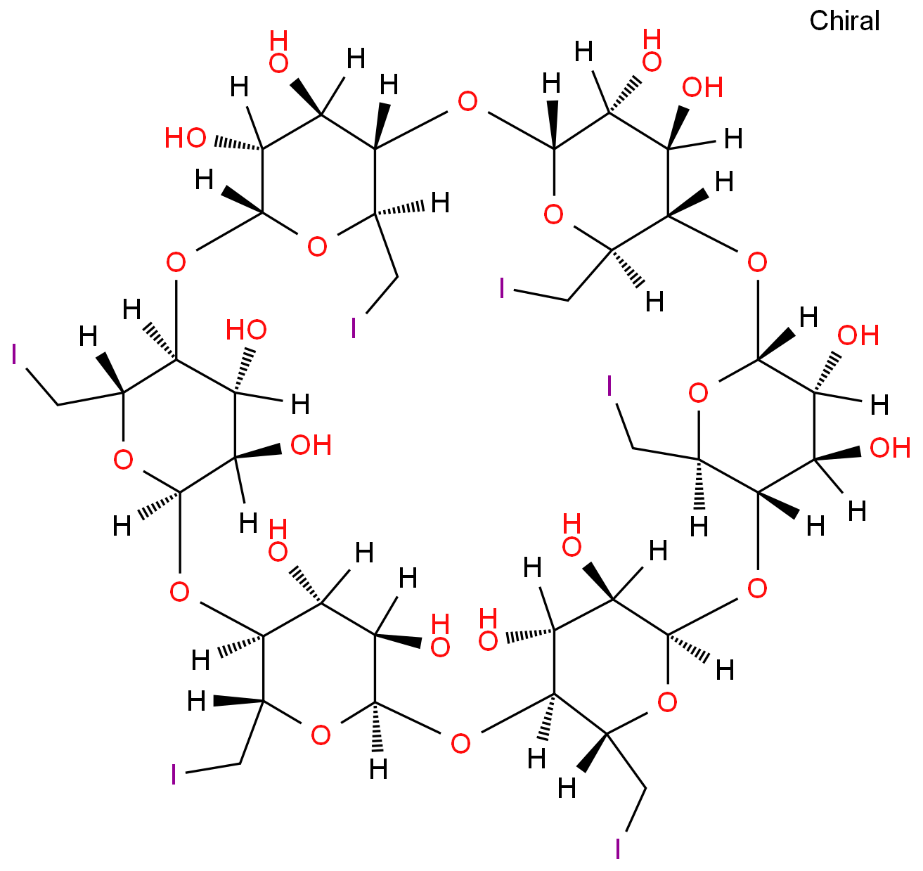 hexakis-(6-deoxy-6-iodo)-α-cyclodextrin