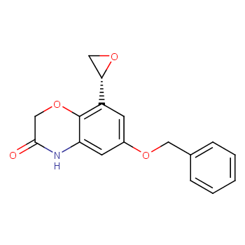 (R)-6-(benzyloxy)-8-(oxiran-2-yl)-2H-benzo[b][1,4]oxazin-3(4H)-one  
