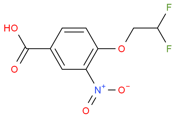 4-(2,2-Difluoroethoxy)-3-nitro-benzoic acid