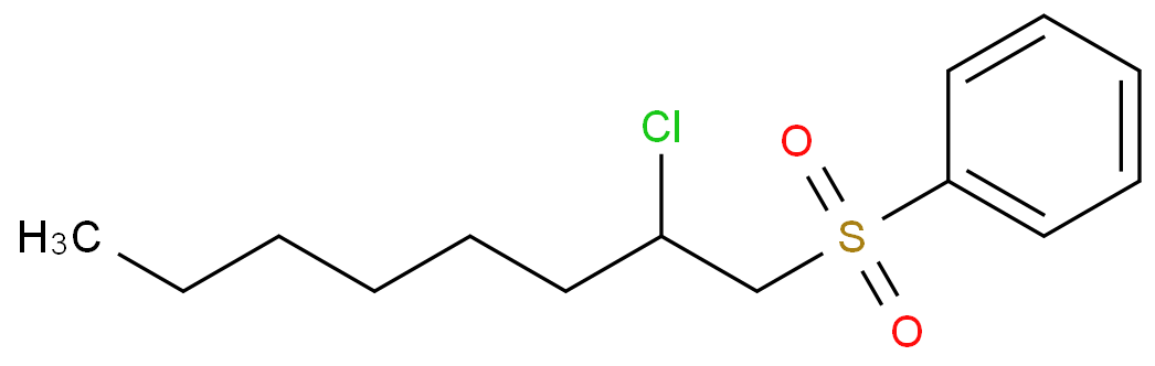 Benzene,[(2-chlorooctyl)sulfonyl]-  