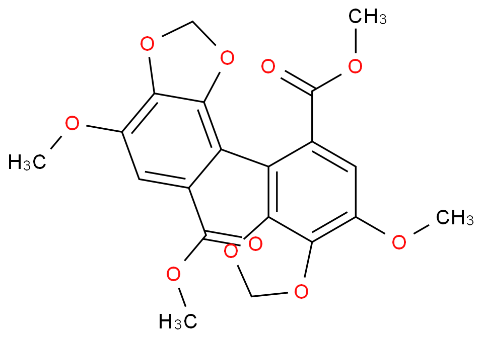 联苯双酯化学结构式