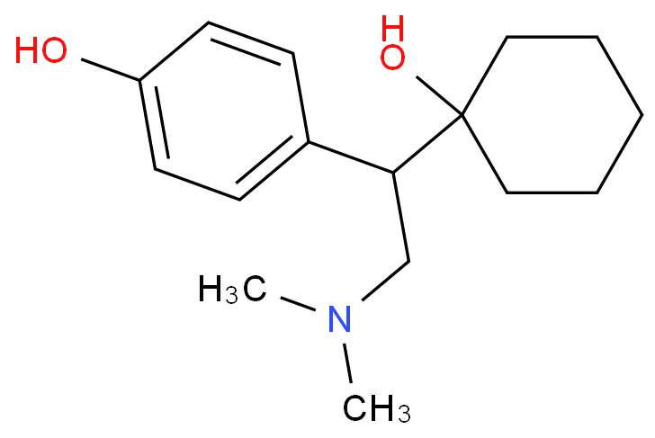 4-[2-(dimethylamino)-1-(1-hydroxycyclohexyl)ethyl]phenol
