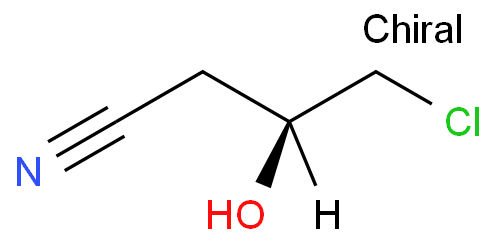 (S)-4-氯-3-羟基丁腈化学结构式