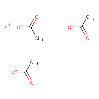 醋酸铝化学结构式