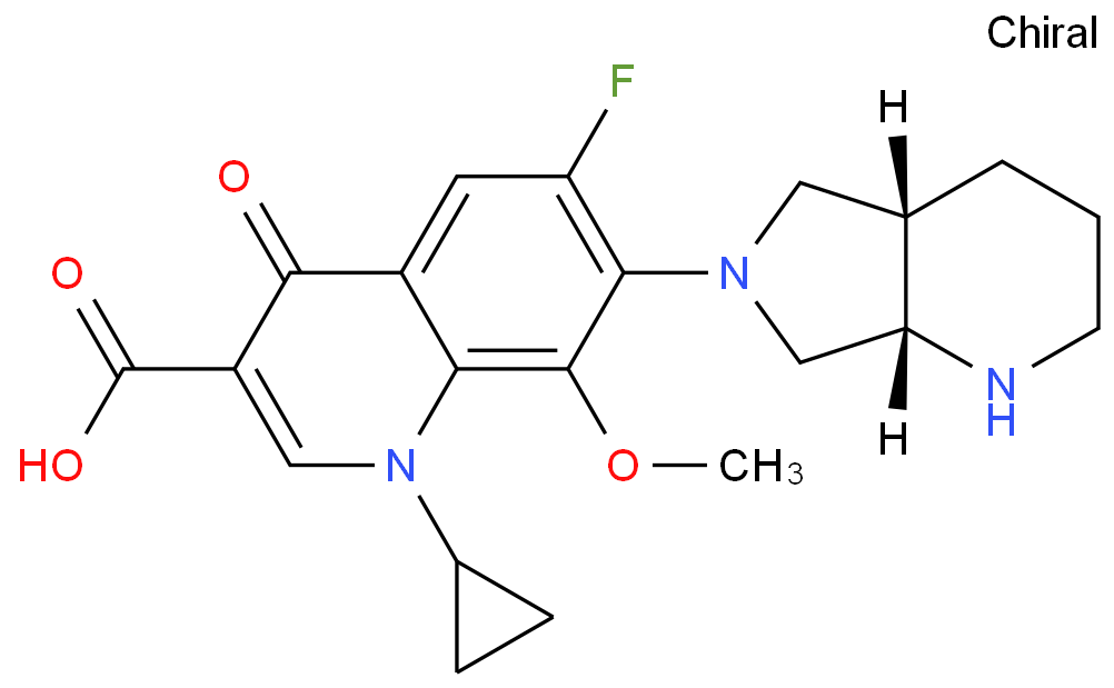 莫西沙星化学结构式