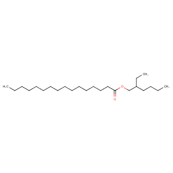 棕榈酸2-乙基己酯化学结构式