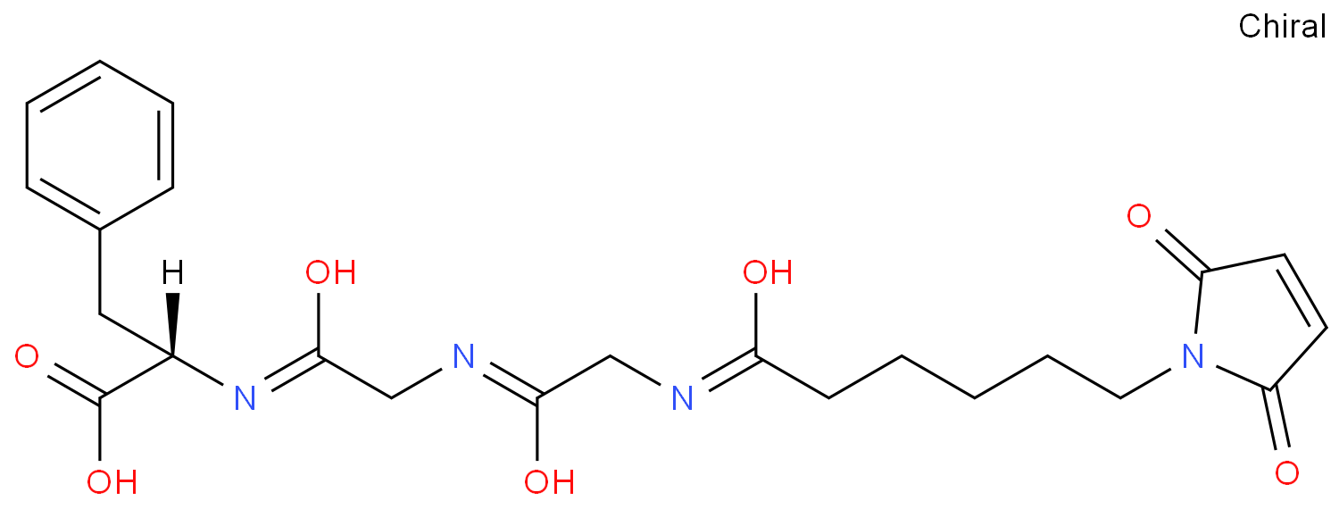 N-[6-(2,5-二氢-2,5-二氧基-1H- 吡咯醇-1-基)-1-氧己基]甘酰甘氨酰-L-苯基丙氨酸 产品图片