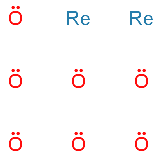 七氧化二铼化学结构式