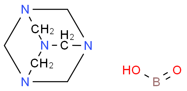 metaboric acid, compound with 1,3,5,7-tetraazatricyclo[3.3.1.13,7]decane (3:1)