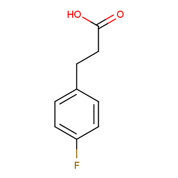 3-(4-氟苯基)丙酸化学结构式