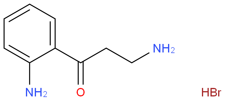 犬尿胺二氢溴酸盐化学结构式