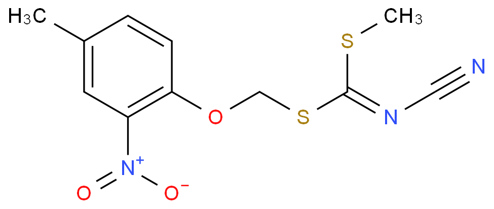 METHYL [(4-METHYL-2-NITROPHENOXY)METHYL]CYANOCARBONIMIDODITHIOATE