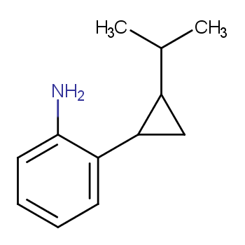 Benzenamine, 2-[2-(1-methylethyl)cyclopropyl]- (9CI)