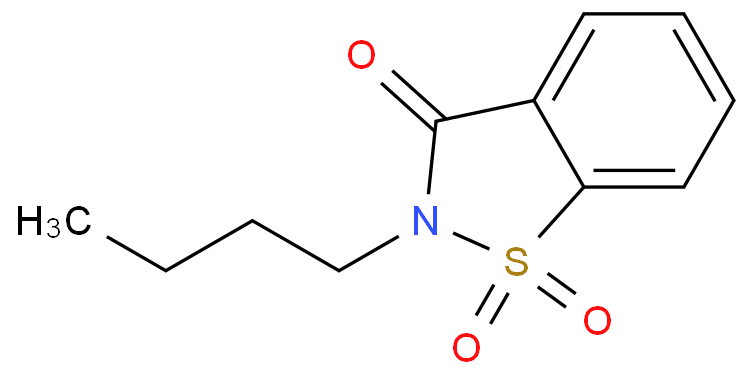 2-butyl-1,1-dioxo-1,2-benzothiazol-3-one